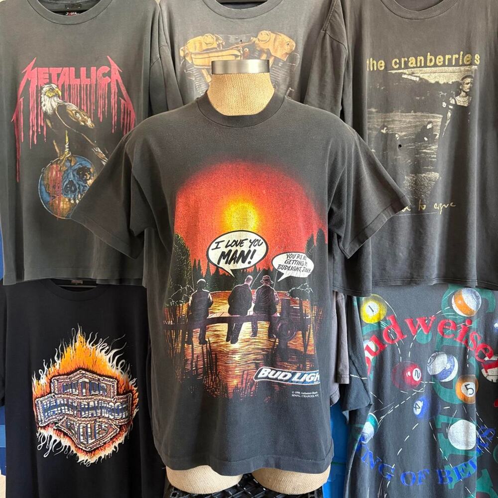 Vintage 1990s Bud Light Beer Promo T-shirt